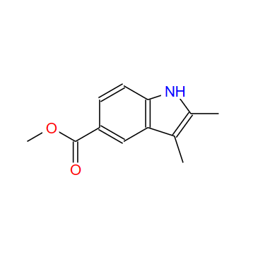 21987-27-9;2,3-二甲基-1H-吲哚-5-甲酸甲酯;1H-Indole-5-carboxylic acid, 2,3-diMethyl-, Methyl ester