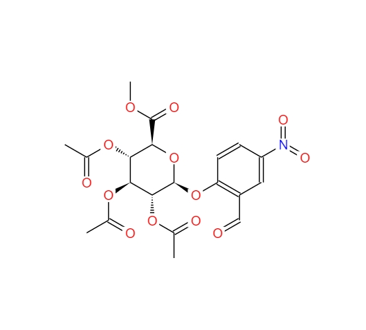 1-O-(2-甲酰基-4-硝基苯基)-2,3,4-三-O-乙酰基-Β-D-吡喃葡萄糖醛酸甲酯