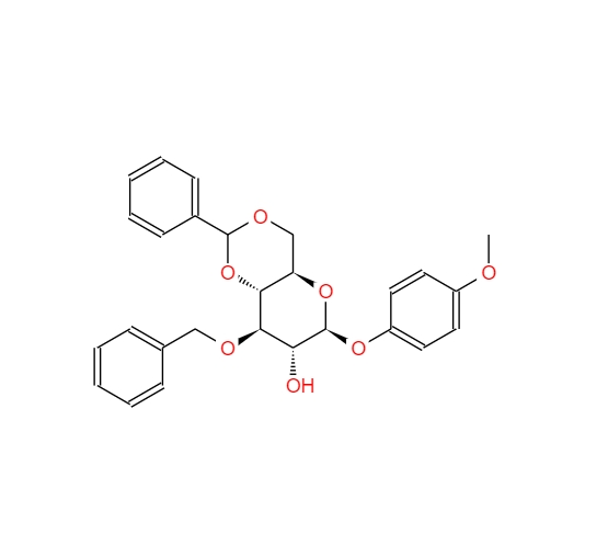 4-甲氧苯基-3-O-苄基-4,6-O-苯亚甲基-Β-D-吡喃葡萄糖苷
