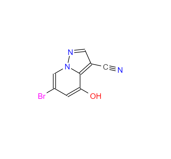 6-溴-4-羟基吡唑并[1,5-A]吡啶-3-甲腈