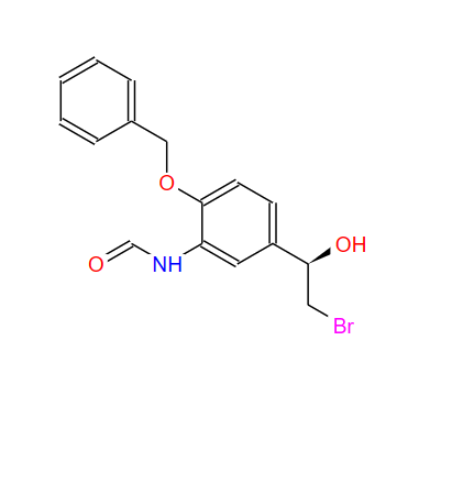 201677-59-0；(R)-N-(2-(苄氧基)-5-(2-溴-1-羟基乙基)苯基)甲酰胺；(R)-N-(2-(Benzyloxy)-5-(2-bromo-1-hydroxyethyl)phenyl)formamide