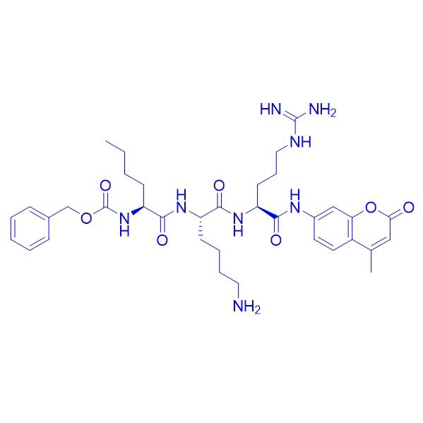 Z-Nle-Lys-Arg-AMC acetate 1135364-14-5.png