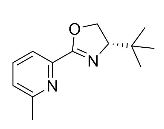   2-[(4S)-4-(1,1-二甲基乙基)-4,5-二氢-2-唑啉基]-6-甲基吡啶