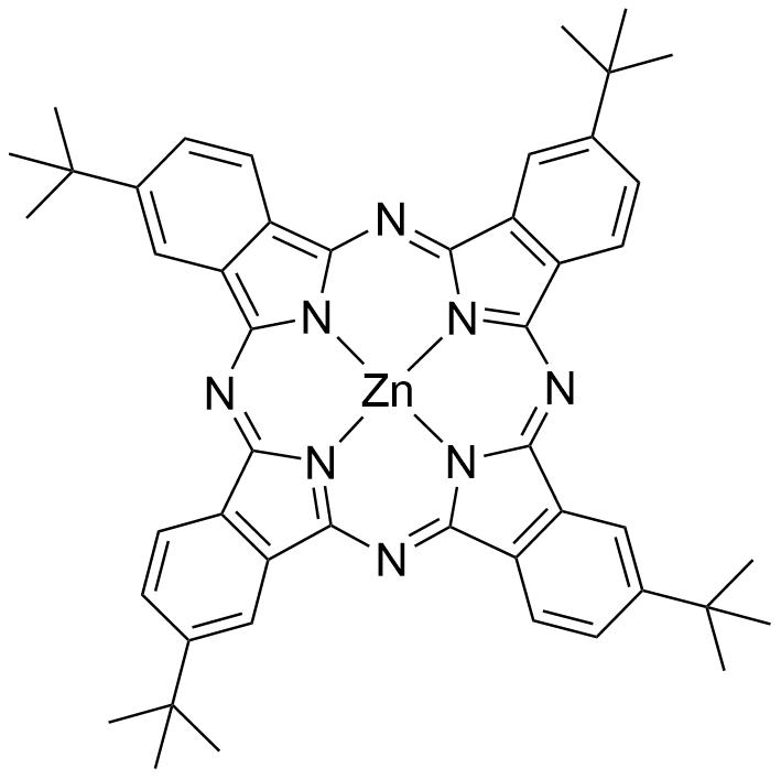 2,9,16,23-四叔丁基-29H,31H-酞菁锌(II).png