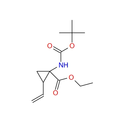 1-叔丁氧羰基氨基-2-乙烯基环丙烷甲酸乙酯 681807-59-0