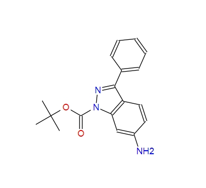 586330-20-3；tert-butyl 6-amino-3-phenyl-1H-indazole-1-carboxylate