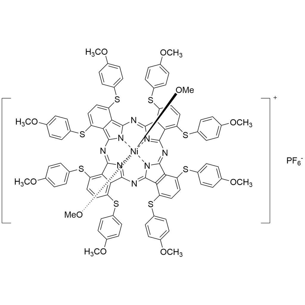 1,4,8,11,15,18,22,25-八（对甲氧苯硫醚基）-29H,31H-酞菁镍(II)