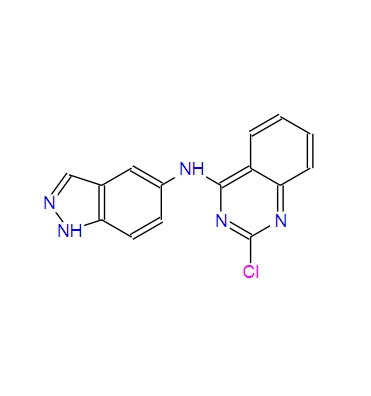 461036-98-6；4-Quinazolinamine, 2-chloro-N-1H-indazol-5-yl-