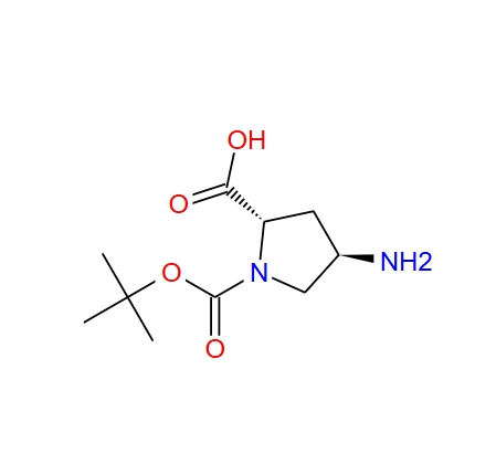(2S,4R)-4-氨基-1-(叔丁氧羰基)吡咯烷-2-羧酸 132622-69-6