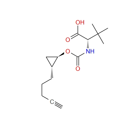 3-甲基-N-[[[(1R,2R)-2-(4-戊炔-1-基)环丙基]氧基]羰基]-L-缬氨酸 1425038-19-2