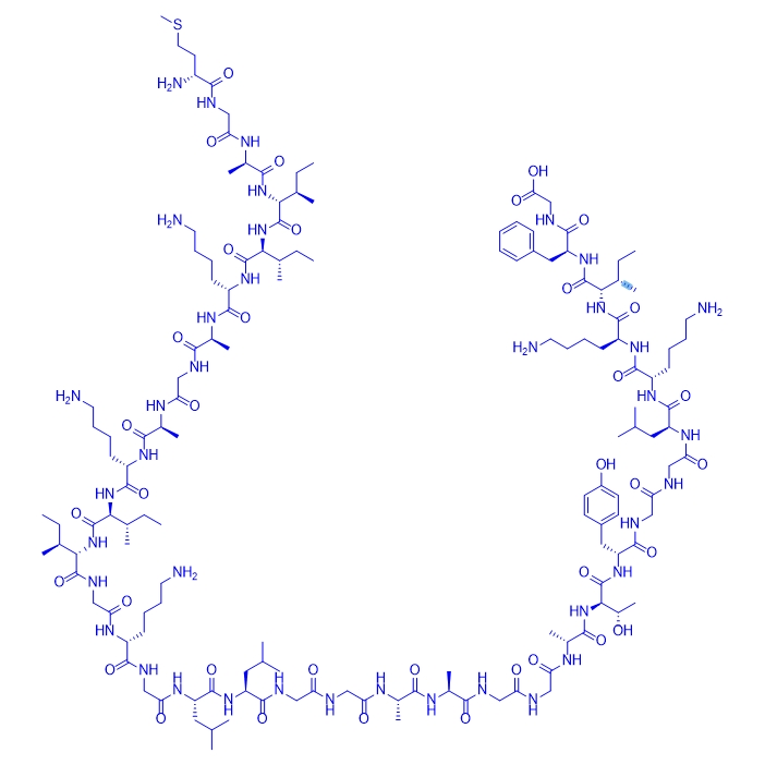 抑制剂多肽Garvicin KS, GakB/2098351-25-6/Garvicin KS, GakB