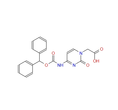 (4-N-(二苯甲氧羰基)-胞嘧啶)-1-乙酸 186046-78-6