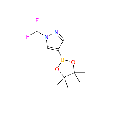 1206640-82-5;1-(二氟甲基)-4-(4,4,5,5-四甲基-1,3,2-二氧硼杂环戊烷-2-基)-1H-吡唑