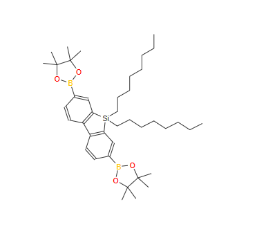 958293-23-7;9,9-二辛基-9H-9-硅杂芴-2,7-双(硼酸频哪醇酯);