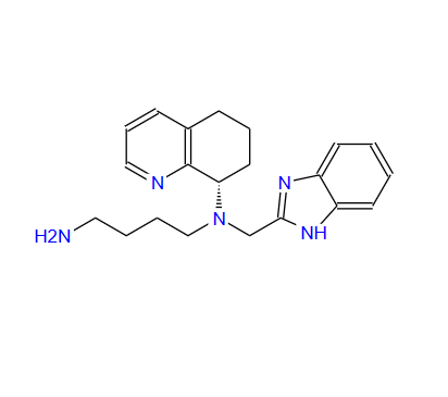 558447-26-0；N'-(1H-苯并咪唑-2-甲基)-N'-((S)-5,6,7,8-四氢喹啉-8-基)丁烷-1,4-二胺