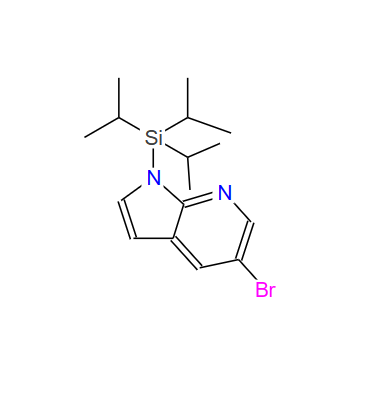 858116-66-2；1-三异丙基硅基-5-溴-7-氮杂吲哚；5-BROMO-1-TRIISOPROPYLSILANYL-1H-PYRROLO[2,3-B]PYRIDINE