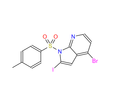 480423-17-4； 4-溴-2-碘-1-对甲苯磺酰基-1H-吡咯并[2,3-B]吡啶；