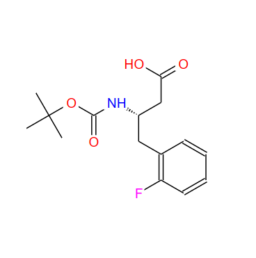 218608-99-2?；BOC-(S)-3-氨基-4-(2-氟苯基)-丁酸；BOC-(S)-3-AMINO-4-(2-FLUORO-PHENYL)-BUTYRIC ACID