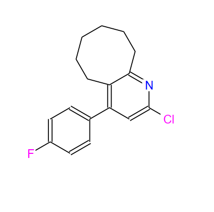 132813-14-0;2-氯-4-(4-氟苯基)-5,6,7,8,9,10-六氢环辛烷并[B]吡啶;