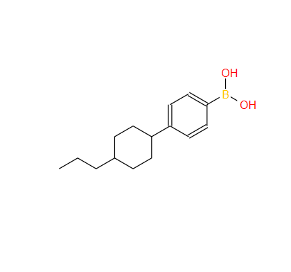 156837-90-0?；4-反式-丙基环己基苯硼酸；P-(4-PROPYLCYCLOHEXYL)PHENYLBORONIC ACID