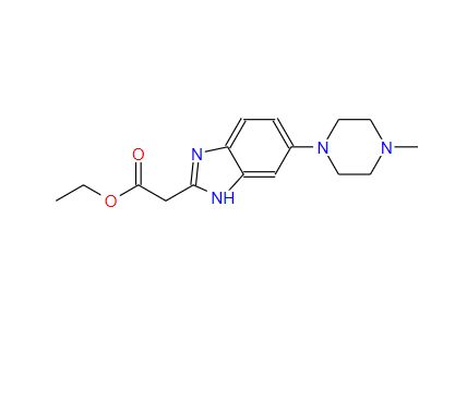 402948-37-2；2-[5-(4-甲基哌嗪)苯并咪唑-2-基]乙酸乙酯；Ethyl 2-[5-(4-methylpiperazinyl)benzimidazol-2-yl]acetate