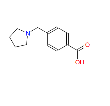 159691-25-5;4-(吡咯烷-1-甲基)苯甲酸;4-(PYRROLIDIN-1-YLMETHYL)BENZOIC ACID