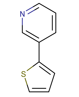 3-(2-噻吩基)吡啶;外观;棕色液体;可提供定制服务，按需分装！