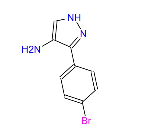 3-(4-溴苯基)-1H-吡唑-4-胺