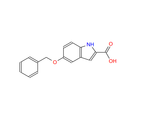 5-苯甲氧基吲哚-2-羧酸