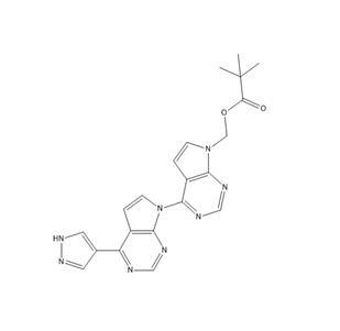 {4-[4-(1H-吡唑-4-基) -7H-吡咯并[2,3-d]嘧啶-7-基]-7H-吡咯并[2,3-d]嘧啶-7-基}甲基特戊酸酯