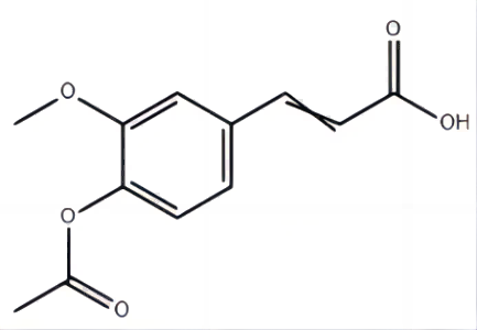 高纯度4-乙酰氧基-3-甲氧基肉桂酸