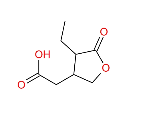 2-(4-乙基-5-氧代四氢呋喃-3-基)乙酸