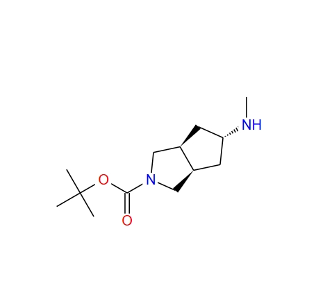 (3AR,5S,6AS)-5-(甲基氨基)六氢环戊烷并[C]吡咯-2(1H)-甲酸 叔丁酯 1446021-66-4