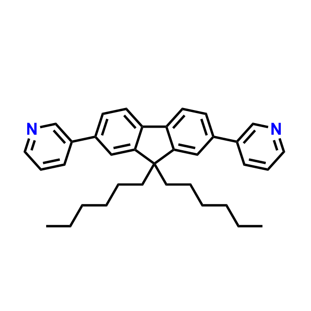 2,7-bis((3-pyridine)phenyl)-9,9-dihexylfluorine