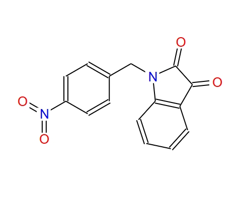 1H-吲哚-2,3-二酮,1-[(4-硝基苯基)甲基]-