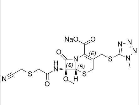 	 头孢美唑钠