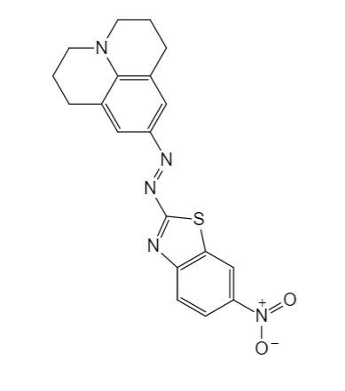 (1E)-(1,2,3,5,6,7-hexahydropyrido[3,2,1-ij]quinolin-9-yl)(6-nitrobenzo[d][1,3]thiazol-2-yl)diazene