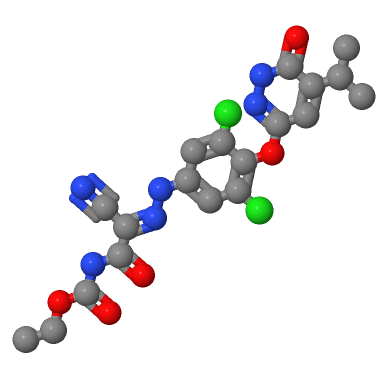 (Z)-乙基 (2-氰基-2-(2-(3,5-二氯-4-((5-异丙基-6-氧亚基-1,6-二氢哒嗪-3-基)氧代)苯基)亚肼基)乙酰基)氨基甲酯