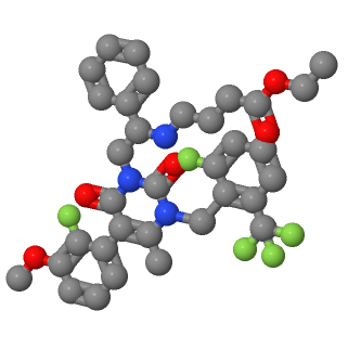 (R)-4-((2-(5-(2-氟-3-甲氧苯基)-3-(2-氟-6-(三氟甲基)苯甲基)-4-甲基-2,6-二氧代-2,3-二氢嘧啶-1(6H) –基)-1-苯乙基)氨基)正丁酸乙酯