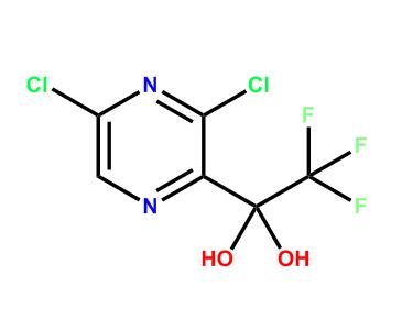 1-(3,5-二氯-2-吡嗪基)-2,2,2-三氟乙烷-1,1-二醇