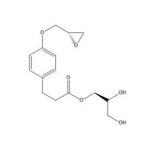 3-(4-环氧乙烷基甲氧基苯基)丙酸 2,3-二羟基丙酯