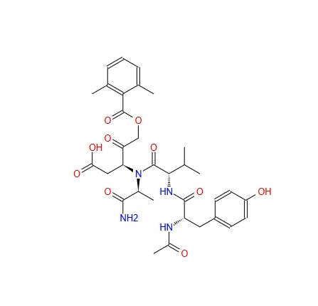 Ac-Tyr-Val-Ala-Asp-2,6-dimethylbenzoyloxymethylketone 154674-81-4