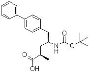 CAS 登录号：1012341-50-2, (2R,4S)-5-(联苯-4-基)-4-[(叔丁氧羰基)氨基]-2-甲基戊酸