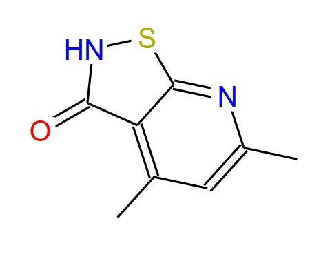 4,6-二甲基-2H,3H-[1,2]噻唑并[5,4-B]吡啶-3-酮