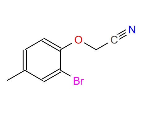 2-(2-溴-4-甲基苯氧基)乙腈