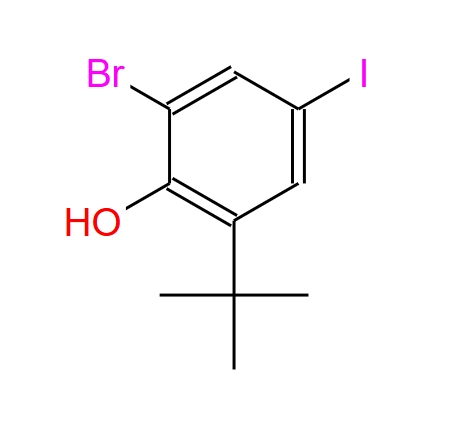 2-溴-6-叔丁基-4-碘苯酚