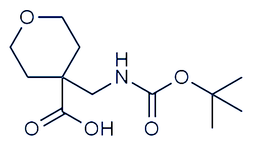 4-(((叔丁氧羰基)氨基)甲基)四氢-2H-吡喃-4-羧酸