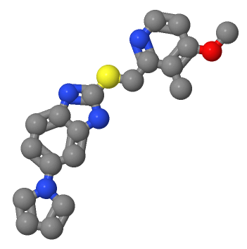 2-[[(4-甲氧基-3-甲基-2-吡啶基)甲基]硫基]-6-(1H-吡咯-1-基)-1H-苯并咪唑； 艾普拉唑中间体；172152-35-1