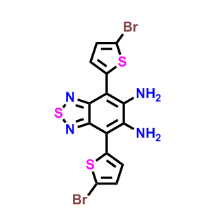 4,7-双(5-溴-2-噻吩基)-2,1,3-苯并噻二唑-5,6-二胺