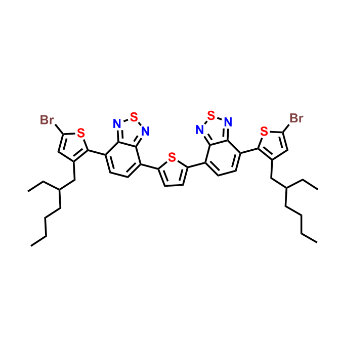 2,5-bis(7-(5-bromo-3-(2-ethylhexyl)thiophen-2-yl)benzo[c][1,2,5]thiadiazol-4-yl)thiophene